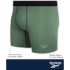 image:imageReebok Mens Boxer Briefs  8 Pack Performance Stretch Mens Underwear Boxers with Functional Fly 6 Inseam Boxers for MenBlackGreenGrey HeatherNavy Blue