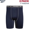 image:imageReebok Mens Boxer Briefs 3 Pack Big amp Tall MoistureWicking Mens Underwear  Precise 2XL4XL Inseam Sizing QuickDry Flexible Fabric Stays Comfortable Through Training and TravelMaritime BlueBlackened PearlMaritime Blue