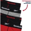 image:imageReebok Mens Boxer Briefs 4 Pack Soft Athletic Boxers with Contour Pouch  Smooth Soft Feel Designed for Everyday Comfort Elastic Waistband Stays in Place Without IrritationBlackLight GreyBlackRed