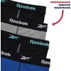 image:imageReebok Mens Boxer Briefs 4 Pack Soft Athletic Boxers with Contour Pouch  Smooth Soft Feel Designed for Everyday Comfort Elastic Waistband Stays in Place Without IrritationBlackLight GreyBlackRoyal Blue