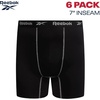image:imageReebok Mens Boxer Briefs 6 Pack Big amp Tall MoistureWicking Mens Underwear  Precise 2XL4XL Inseam Sizing QuickDry Flexible Fabric Stays Comfortable Through Training and TravelSolid Black