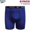 image:imageReebok Mens Boxer Briefs 6 Pack Big amp Tall MoistureWicking Mens Underwear  Precise 2XL4XL Inseam Sizing QuickDry Flexible Fabric Stays Comfortable Through Training and TravelCobalt BlueBlackDark Grey