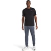 image:imageReebok Mens Campaign Jogger Standard Fit 30 Inseam Lightweight Poly FabricEbony Heather