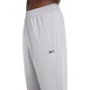 image:imageReebok Mens Classics Basketball Matte Snap Pant Standard Fit 31 Inseam Lightweight Poly FabricLeisure Grey