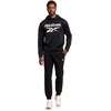 image:imageReebok Mens CottonPoly Fleece Jogger SweatpantBlack  Vital