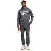 image:imageReebok Mens CottonPoly Fleece Jogger SweatpantCharcoal Heather  Vital