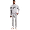 image:imageReebok Mens CottonPoly Fleece Jogger SweatpantGrey Heather  Vital