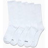 image:imageReebok Mens Crew Socks  Moisture Wicking Athletic Cushioned Socks 5 Pack  Stretch Performance Reinforced Heel amp Toe Arch Support Mid Calf StayUp Cuff Shoe Size 6125Classic White