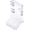 image:imageReebok Mens Crew Socks  Moisture Wicking Athletic Cushioned Socks 5 Pack  Stretch Performance Reinforced Heel amp Toe Arch Support Mid Calf StayUp Cuff Shoe Size 6125Bright White