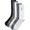 image:imageReebok Mens Crew Socks  Moisture Wicking Athletic Cushioned Socks 5 Pack  Stretch Performance Reinforced Heel amp Toe Arch Support Mid Calf StayUp Cuff Shoe Size 6125BlackWhiteGrey