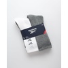 image:imageReebok Mens Crew Socks  Moisture Wicking Athletic Cushioned Socks 5 Pack  Stretch Performance Reinforced Heel amp Toe Arch Support Mid Calf StayUp Cuff Shoe Size 6125BlackWhiteGrey