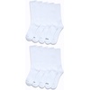 image:imageReebok Mens Crew Socks  Moisture Wicking Cushioned Athletic Socks 10 Pack  Stretch Performance Reinforced Heel amp Toe Arch Support Mid Calf StayUp Cuff Shoe Size 6125Classic White