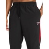 image:imageReebok Mens Cross Check Woven Pant Standard Fit Lightweight Nylon FabricBlack