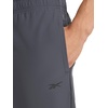 image:imageReebok Mens Dominator Pant Standard Fit 30 Inseam Lightweight Stretch Poly FabricEbony