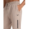 image:imageReebok Mens Dunk Jogger Standard Fit 30 Inseam Lightweight Stretch PolyBlend FabricDriftwood