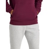 image:imageReebok Mens Finisher Hoodie Standard Fit Midweight CottonPoly Fleece FabricBlack Cherry  Finisher