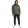 image:imageReebok Mens Finisher Hoodie Standard Fit Midweight CottonPoly Fleece FabricGrit Green  Finisher