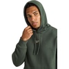 image:imageReebok Mens Finisher Hoodie Standard Fit Midweight CottonPoly Fleece FabricGrit Green  Finisher