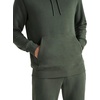 image:imageReebok Mens Finisher Hoodie Standard Fit Midweight CottonPoly Fleece FabricGrit Green  Fleece
