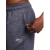 image:imageReebok Mens Fleece Tech Sweatpant Zippered Pockets Athletic JoggersEbony Heather
