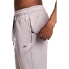 image:imageReebok Mens Fleece Tech Sweatpant Zippered Pockets Athletic JoggersOpal Grey