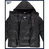 image:imageReebok Mens Heavyweight Insulated Quilted Puffer Jacket Water Resistant  Wind and Water Resistant Shell with BomberInspired Silhouette Bubble Quilting for Warmth Reliable Daily WearBlack