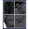 image:imageReebok Mens Heavyweight Insulated Quilted Puffer Jacket Water Resistant  Wind and Water Resistant Shell with BomberInspired Silhouette Bubble Quilting for Warmth Reliable Daily WearFog