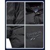 image:imageReebok Mens Heavyweight Insulated Quilted Puffer Jacket Water Resistant  Wind and Water Resistant Shell with BomberInspired Silhouette Bubble Quilting for Warmth Reliable Daily WearBlack