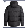 image:imageReebok Mens Heavyweight Insulated Quilted Puffer Jacket Water Resistant  Wind and Water Resistant Shell with BomberInspired Silhouette Bubble Quilting for Warmth Reliable Daily WearBlack