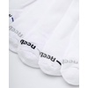 image:imageReebok Mens High Quarter Socks Arch Support Cushioned Athletic Socks 6 Pack  Lightweight Stretch Performance Fabric Cushioned Comfort Arch Support High Quarter Crew Shoe Size 6125All White