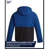 image:imageReebok Mens Jacket Lightweight Softshell Jacket Sherpa Fleece Lined Coat  Water Resistant ZipUp Shell with Clean Athletic Cut Packable Design for Travel Versatile for Hiking or Weekend WearClassic Blue