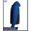 image:imageReebok Mens Jacket Lightweight Softshell Jacket Sherpa Fleece Lined Coat  Water Resistant ZipUp Shell with Clean Athletic Cut Packable Design for Travel Versatile for Hiking or Weekend WearClassic Blue