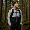 image:imageReebok Mens Lightweight FleeceLined Softshell Jacket Wind Resistant Hood  Wind and Water Resistant Shell for Daily Commutes or Travel Streamlined Athletic Cut Protective Collar for Chilly MorningsGrey