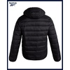 image:imageReebok Mens Lightweight Quilted Packable Puffer Jacket Plus Size 2X5X  Durable WeatherResistant Shell Blocks Wind and Light Moisture Structured Hood Secure Zip Pockets for Daily WearSolid Black