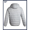 image:imageReebok Mens Lightweight Quilted Packable Puffer Jacket Plus Size 2X5X  Durable WeatherResistant Shell Blocks Wind and Light Moisture Structured Hood Secure Zip Pockets for Daily WearIce Grey