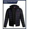 image:imageReebok Mens Lightweight Quilted Packable Puffer Jacket Plus Size 2X5X  Durable WeatherResistant Shell Blocks Wind and Light Moisture Structured Hood Secure Zip Pockets for Daily WearSolid Black