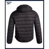 image:imageReebok Mens Lightweight Quilted Packable Puffer Jacket Plus Size 2X5X  Durable WeatherResistant Shell Blocks Wind and Light Moisture Structured Hood Secure Zip Pockets for Daily WearCharcoal