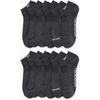 image:imageReebok Mens Low Cut Socks Moisture Wicking Cushioned Athletic Socks 12 Pack  Stretch Performance Reinforced Heel amp Toe Arch Support Low Cut No Show Shoe Size 6125All Grey