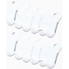 image:imageReebok Mens Low Cut Socks Moisture Wicking Cushioned Athletic Socks 12 Pack  Stretch Performance Reinforced Heel amp Toe Arch Support Low Cut No Show Shoe Size 6125All White