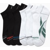 image:imageReebok Mens Low Cut Socks Moisture Wicking Cushioned Athletic Socks 6 Pack  Stretch Performance Reinforced Heel amp Toe Arch Support Low Cut No Show Shoe Size 6125BlackWhite Green