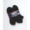 image:imageReebok Mens Low Cut Socks Moisture Wicking Cushioned Athletic Socks 6 Pack  Stretch Performance Reinforced Heel amp Toe Arch Support Low Cut No Show Shoe Size 6125Black Heather