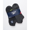 image:imageReebok Mens Low Cut Socks Moisture Wicking Cushioned Athletic Socks 6 Pack  Stretch Performance Reinforced Heel amp Toe Arch Support Low Cut No Show Shoe Size 6125BlackGrey Logo