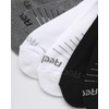 image:imageReebok Mens Low Cut Socks Moisture Wicking Cushioned Athletic Socks 6 Pack  Stretch Performance Reinforced Heel amp Toe Arch Support Low Cut No Show Shoe Size 6125BlackGreyWhite