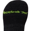 image:imageReebok Mens Low Cut Socks Moisture Wicking Cushioned Athletic Socks 6 Pack  Stretch Performance Reinforced Heel amp Toe Arch Support Low Cut No Show Shoe Size 6125BlackGrey Logo