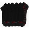 image:imageReebok Mens Low Cut Socks Moisture Wicking Cushioned Athletic Socks 6 Pack  Stretch Performance Reinforced Heel amp Toe Arch Support Low Cut No Show Shoe Size 6125BlackRed
