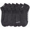 image:imageReebok Mens Low Cut Socks Moisture Wicking Cushioned Athletic Socks 6 Pack  Stretch Performance Reinforced Heel amp Toe Arch Support Low Cut No Show Shoe Size 6125All Grey