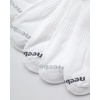 image:imageReebok Mens Low Cut Socks Moisture Wicking Cushioned Athletic Socks 8 Pack  Stretch Performance Reinforced Heel amp Toe Arch Support Low Cut No Show Shoe Size 6125White