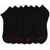 image:imageReebok Mens Low Cut Socks Moisture Wicking Cushioned Athletic Socks 8 Pack  Stretch Performance Reinforced Heel amp Toe Arch Support Low Cut No Show Shoe Size 6125Black