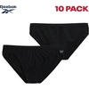image:imageReebok Mens Low Rise Briefs  10 Pack Performance Mens Underwear with Pouch  Redefine your daily essentials with the Reebok Mens Low Rise Briefs  10 Pack Soft Cotton Underwear Briefs with Supportive CBlackDark ForestBlackBlueBlack