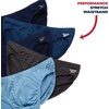 image:imageReebok Mens Low Rise Briefs  10 Pack Performance Mens Underwear with Pouch  Redefine your daily essentials with the Reebok Mens Low Rise Briefs  10 Pack Soft Cotton Underwear Briefs with Supportive CBluesCharcoal
